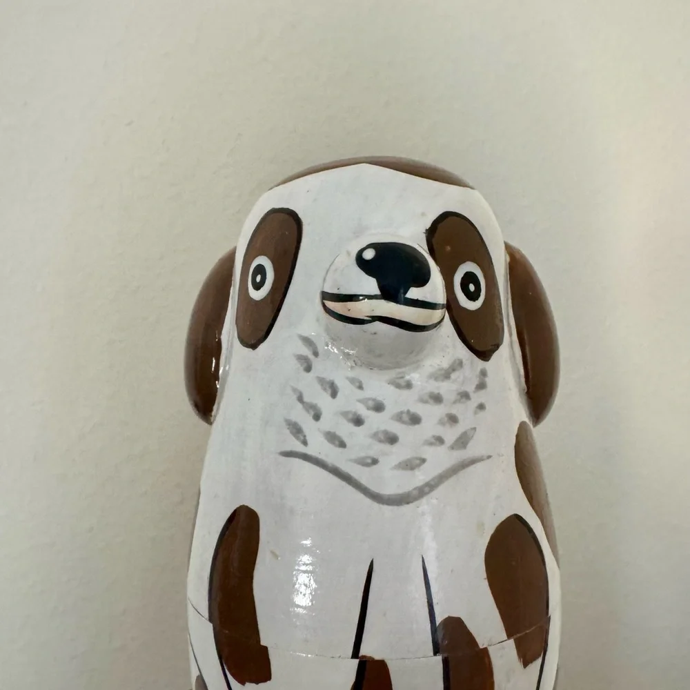 Animal Dog Russian Wooden Nesting Dolls Set
Matryoshka Babushka Dogs - Picture 8 of 12